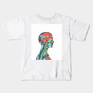 Brain and spinal cord, MRI (P320/0043) Kids T-Shirt